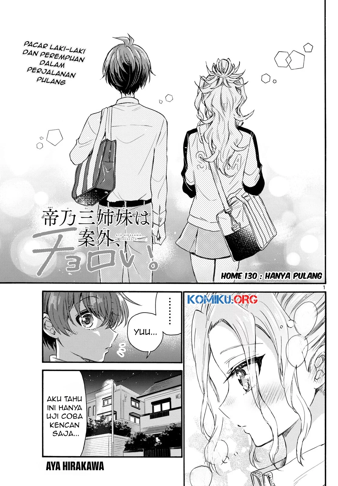 Baca  Mikadono Sanshimai wa Angai, Choroi Chapter 130 Gambar 2