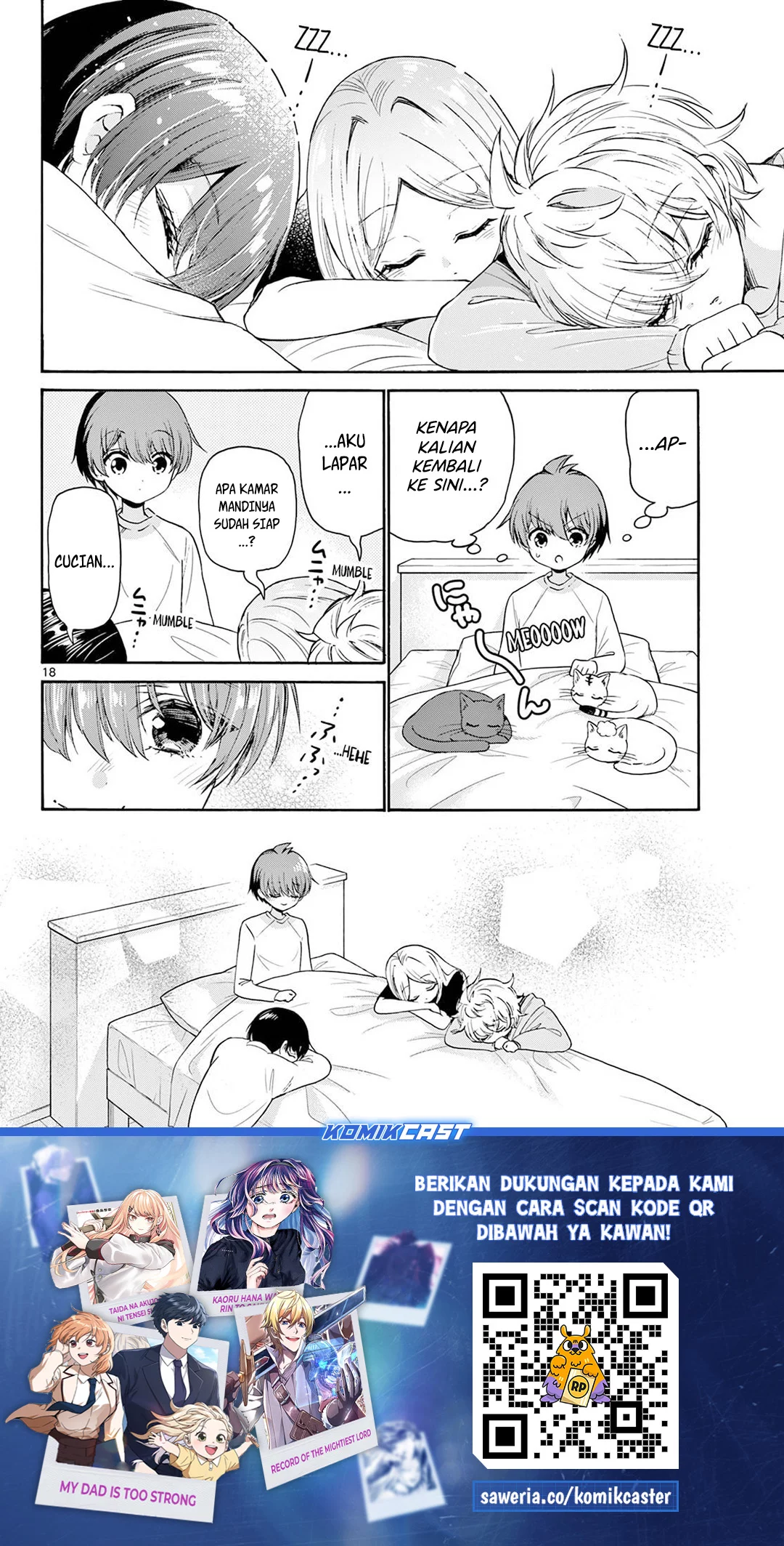 Mikadono Sanshimai wa Angai, Choroi Chapter 74 Gambar 17