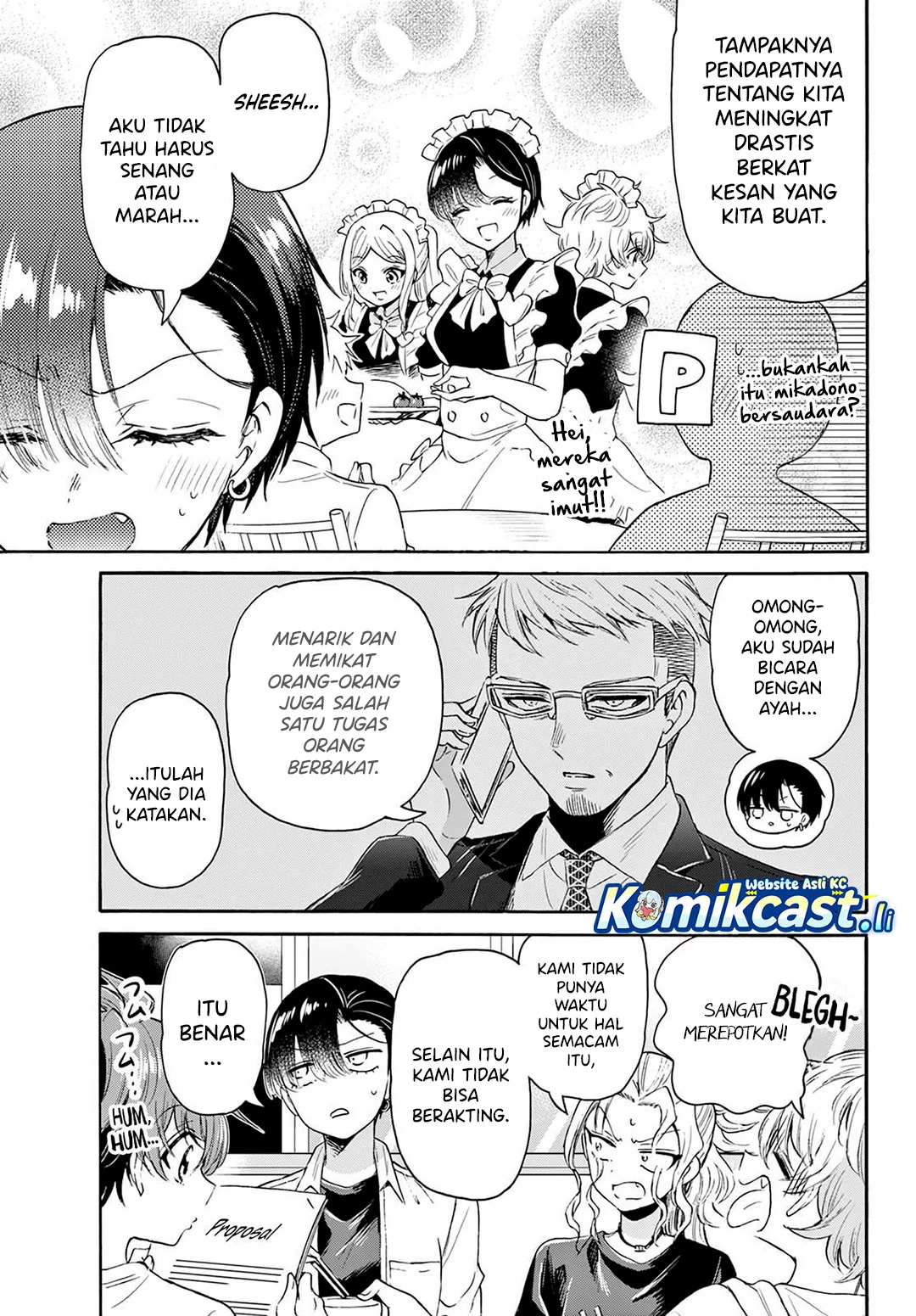 Mikadono Sanshimai wa Angai, Choroi Chapter 75 Gambar 14