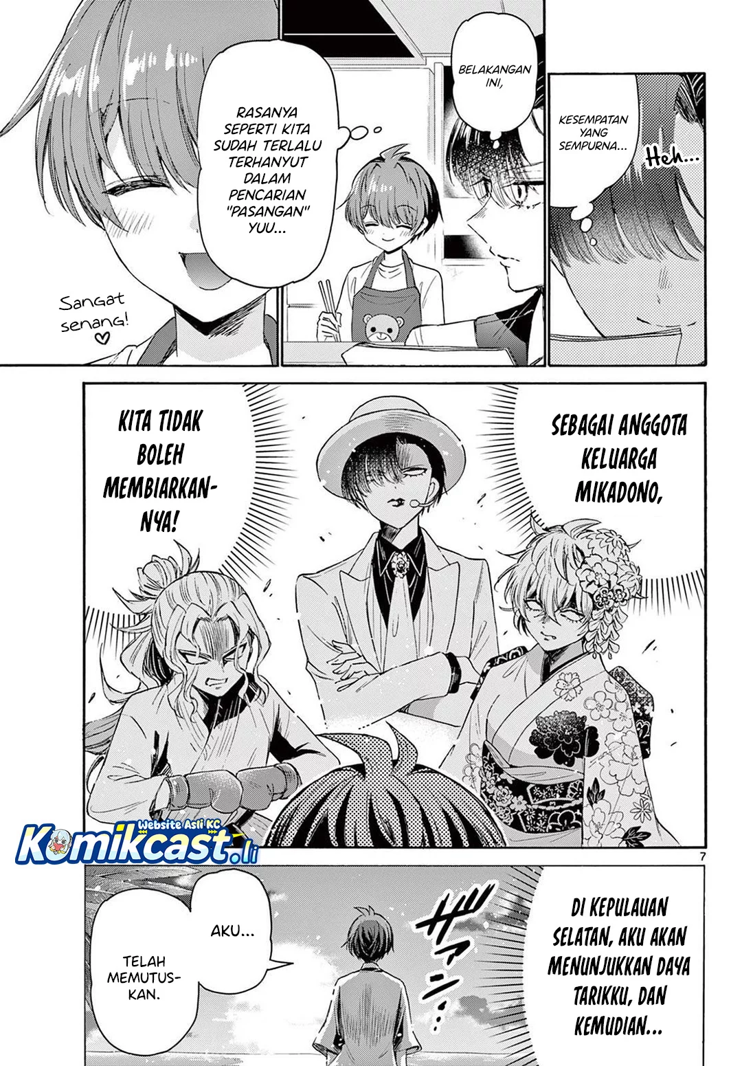 Mikadono Sanshimai wa Angai, Choroi Chapter 76 Gambar 6