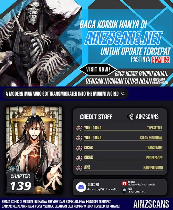 Baca Komik Modern Man Who Fall Into Murim Chapter 139 Gambar 1