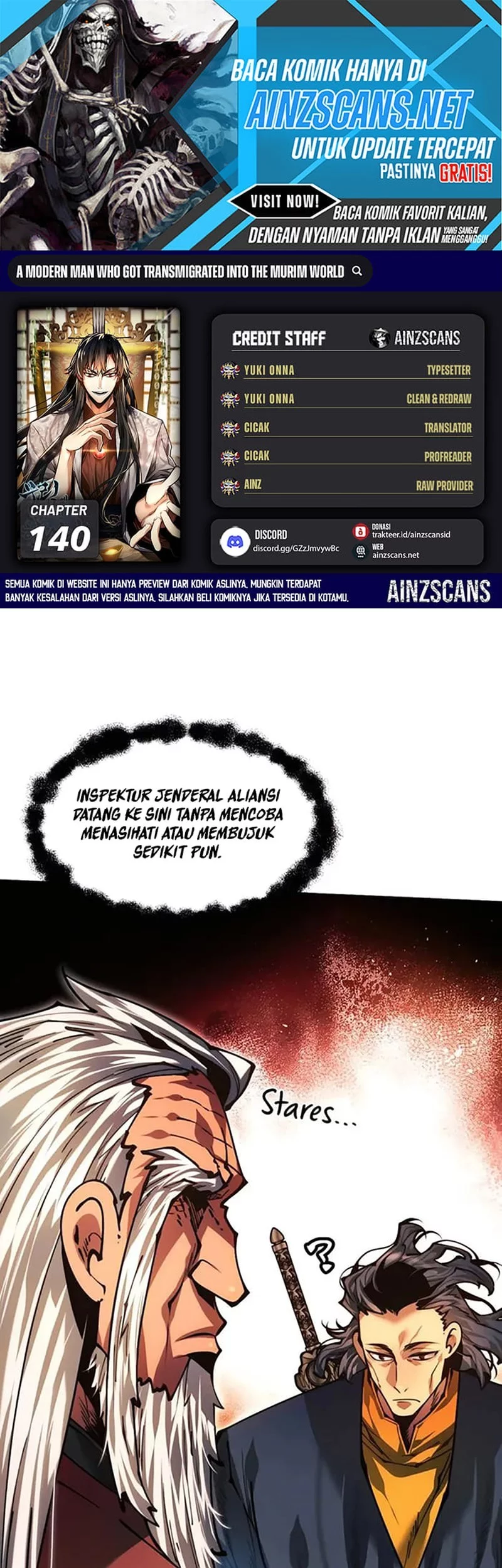 Baca Komik Modern Man Who Fall Into Murim Chapter 140 Gambar 1