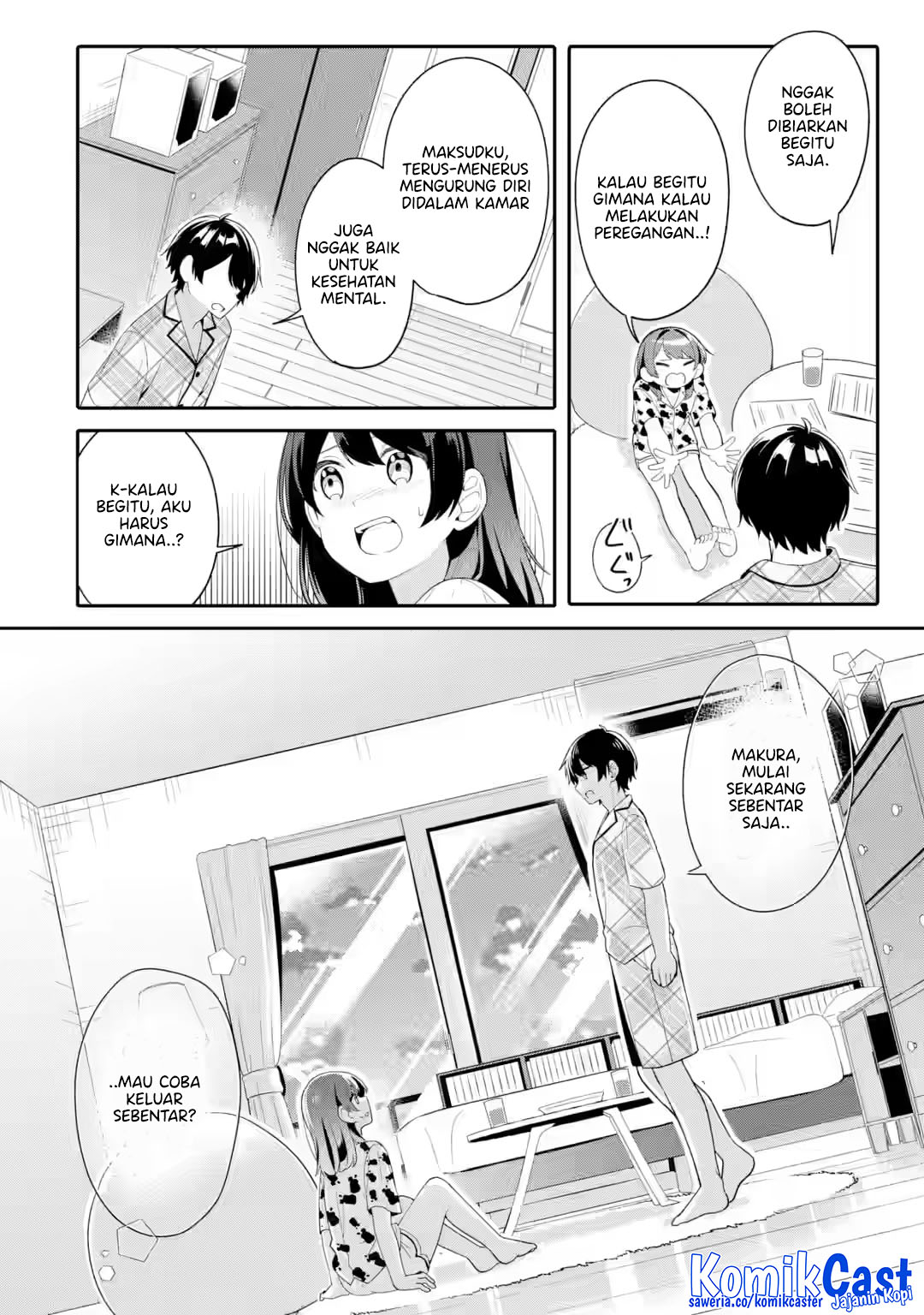 Muboubi Kawaii Pajama Sugata no Bishoujo to Heya de Futarikiri Chapter 7 Gambar 28