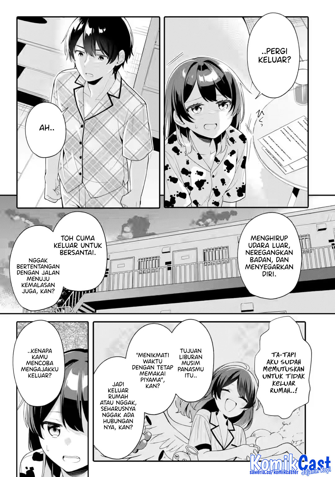Muboubi Kawaii Pajama Sugata no Bishoujo to Heya de Futarikiri Chapter 7 Gambar 29