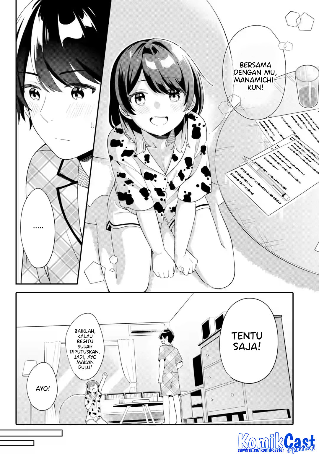 Muboubi Kawaii Pajama Sugata no Bishoujo to Heya de Futarikiri Chapter 7 Gambar 31