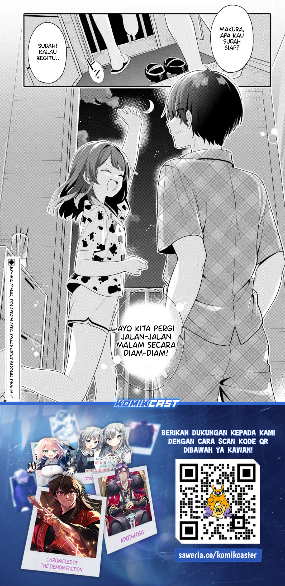 Muboubi Kawaii Pajama Sugata no Bishoujo to Heya de Futarikiri Chapter 7 Gambar 32