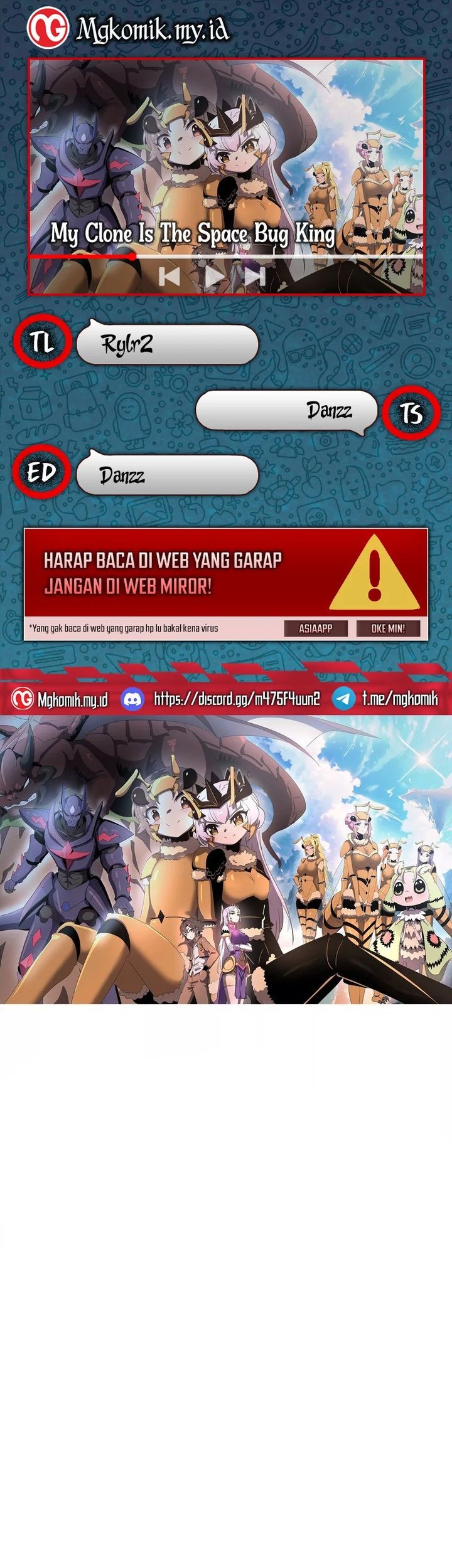 Baca Komik My Clone is the Space Bug King Chapter 2 Gambar 1