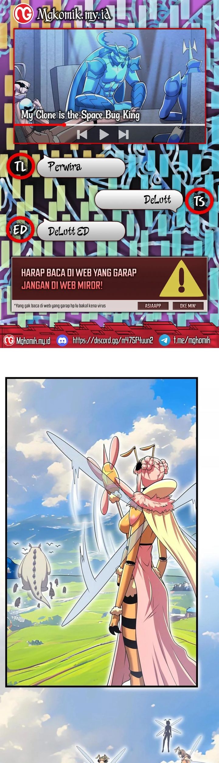 Baca Komik My Clone is the Space Bug King Chapter 29 Gambar 1