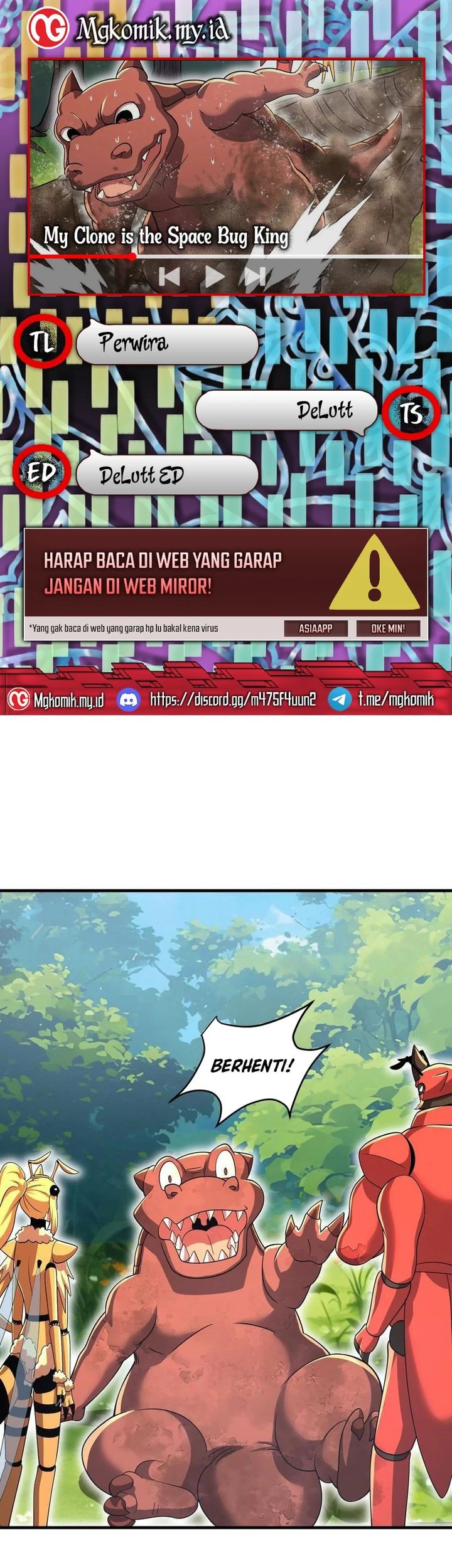 Baca Komik My Clone is the Space Bug King Chapter 30 Gambar 1