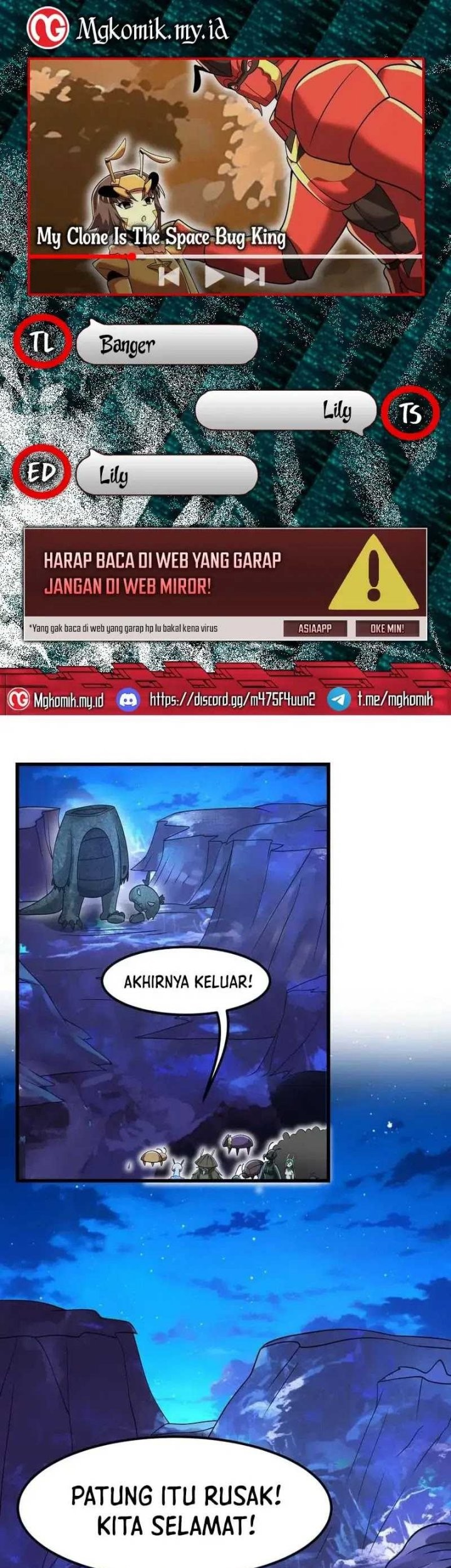 Baca Komik My Clone is the Space Bug King Chapter 38 Gambar 1