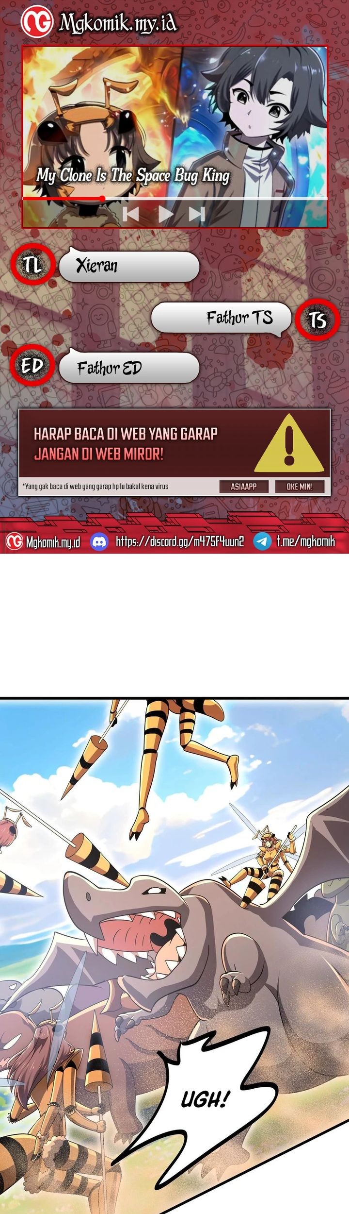 Baca Komik My Clone is the Space Bug King Chapter 43 Gambar 1