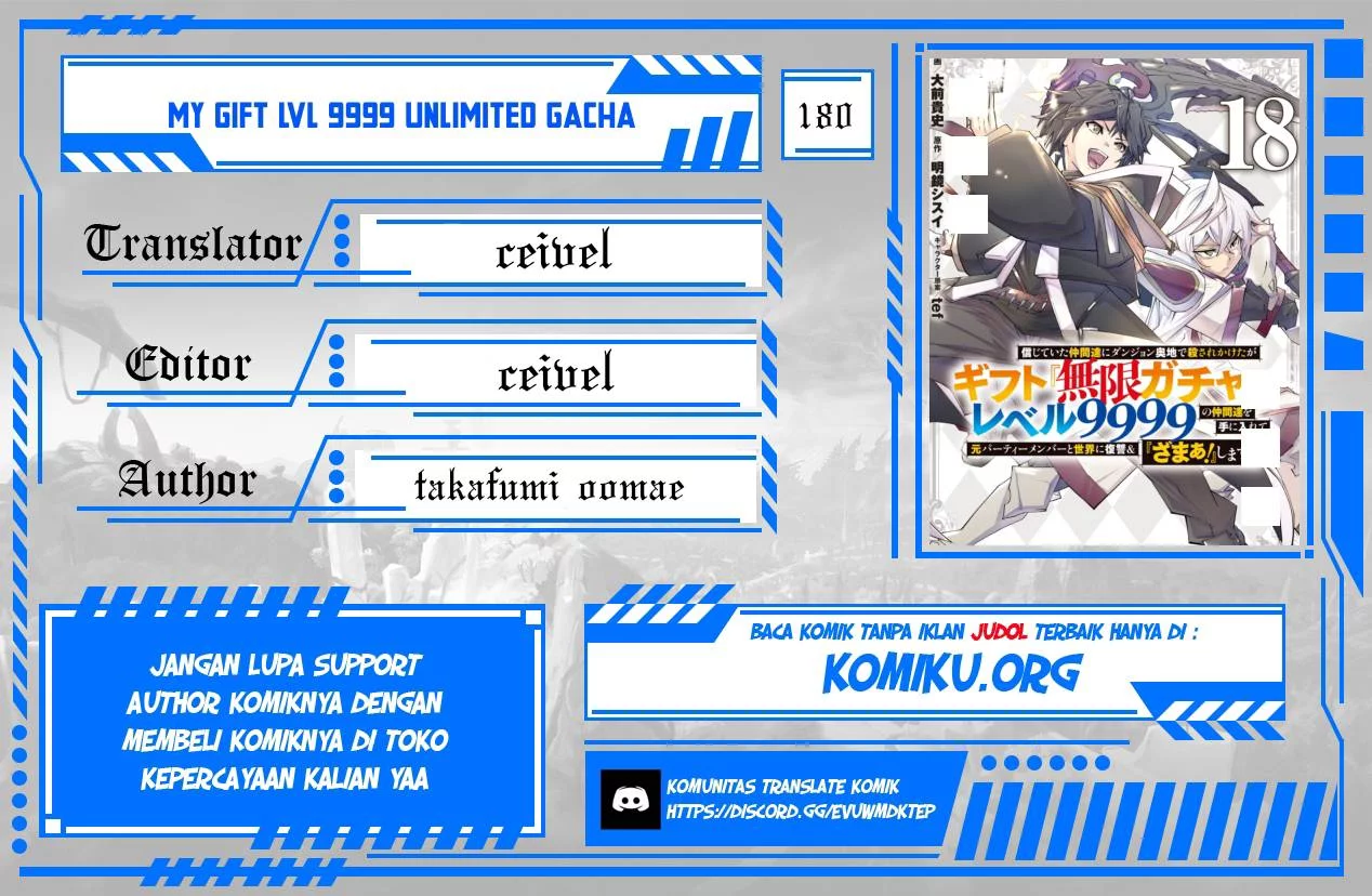 Baca Komik My Gift LVL 9999 Unlimited Gacha Chapter 180 Gambar 1