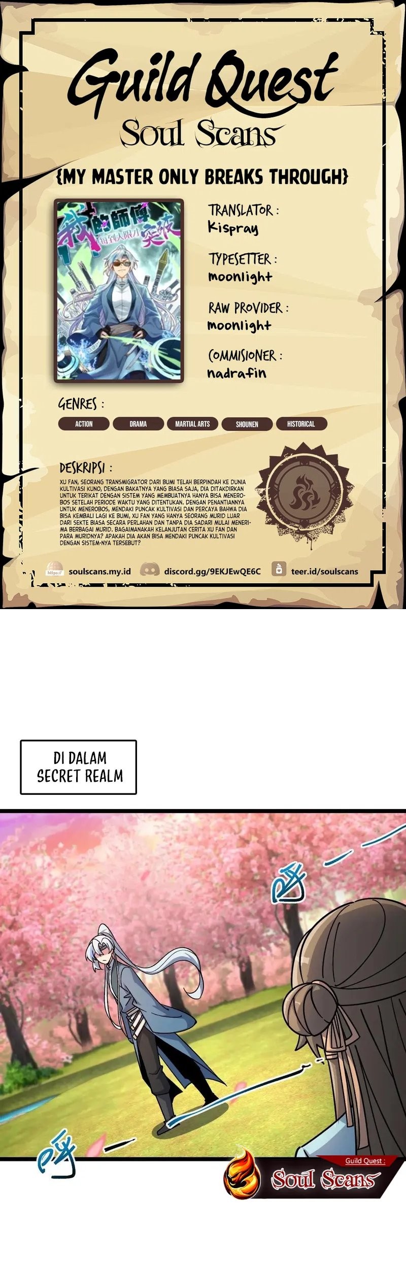 Baca Komik My Master Only Breaks Through Every Time the Limit Is Reached Chapter 120 Gambar 1