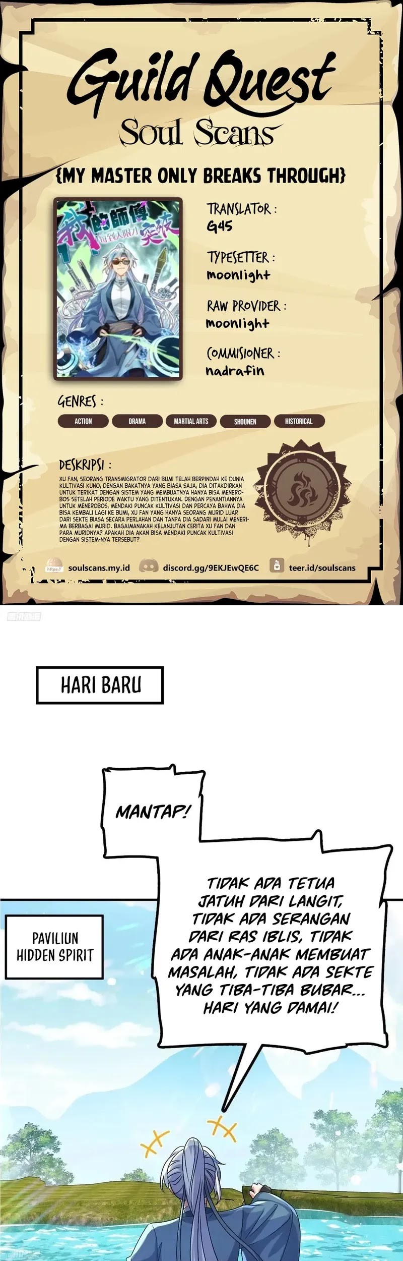 Baca Komik My Master Only Breaks Through Every Time the Limit Is Reached Chapter 149 Gambar 1