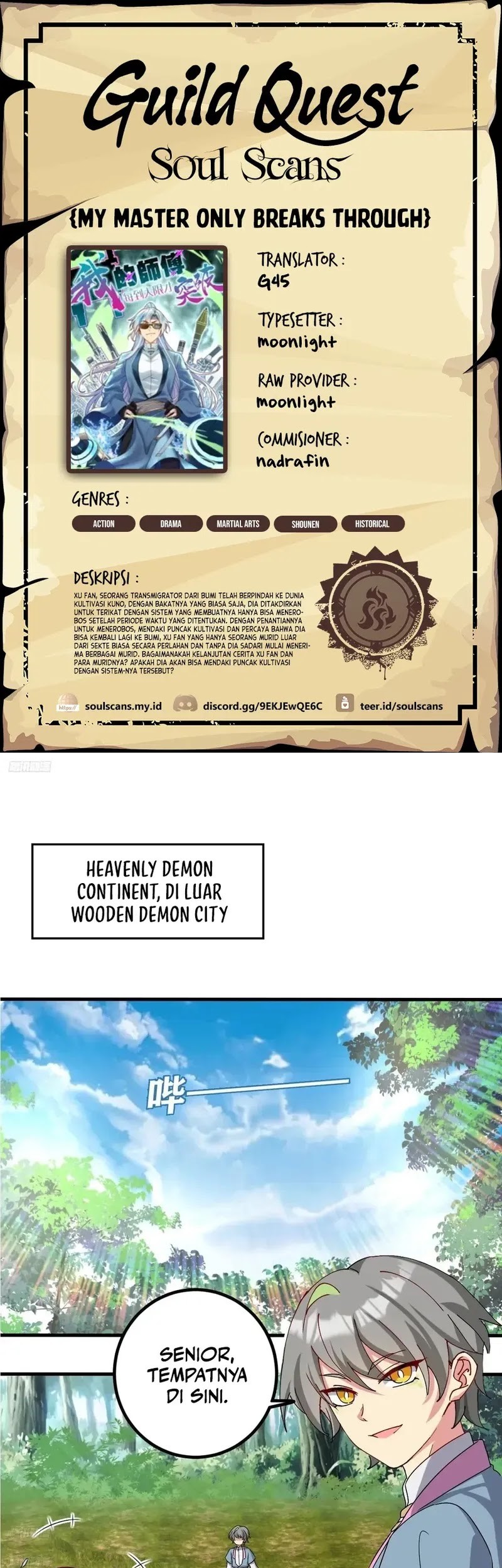 Baca Komik My Master Only Breaks Through Every Time the Limit Is Reached Chapter 150 Gambar 1