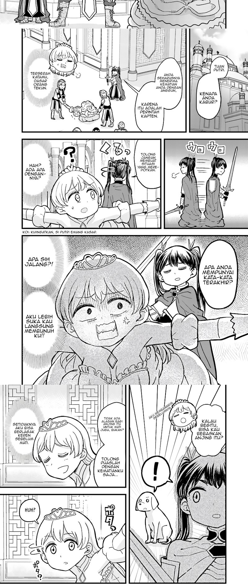 “My Princess You Must Die!” Said the Female Knight Chapter 3 Gambar 6