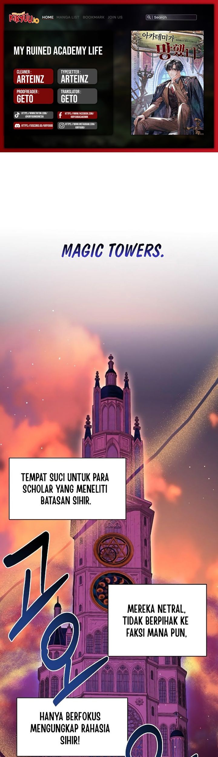 Baca Komik My Ruined Academy Life Chapter 40 Gambar 1