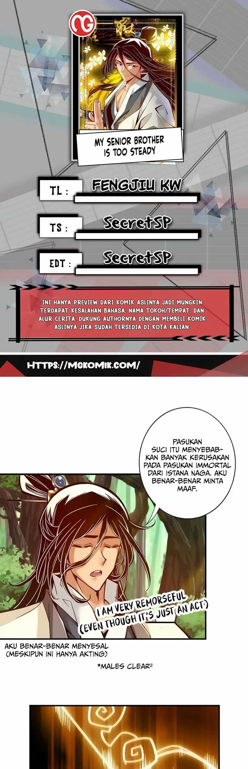 Baca Komik My Senior Brother Is Too Steady Chapter 139 Gambar 1