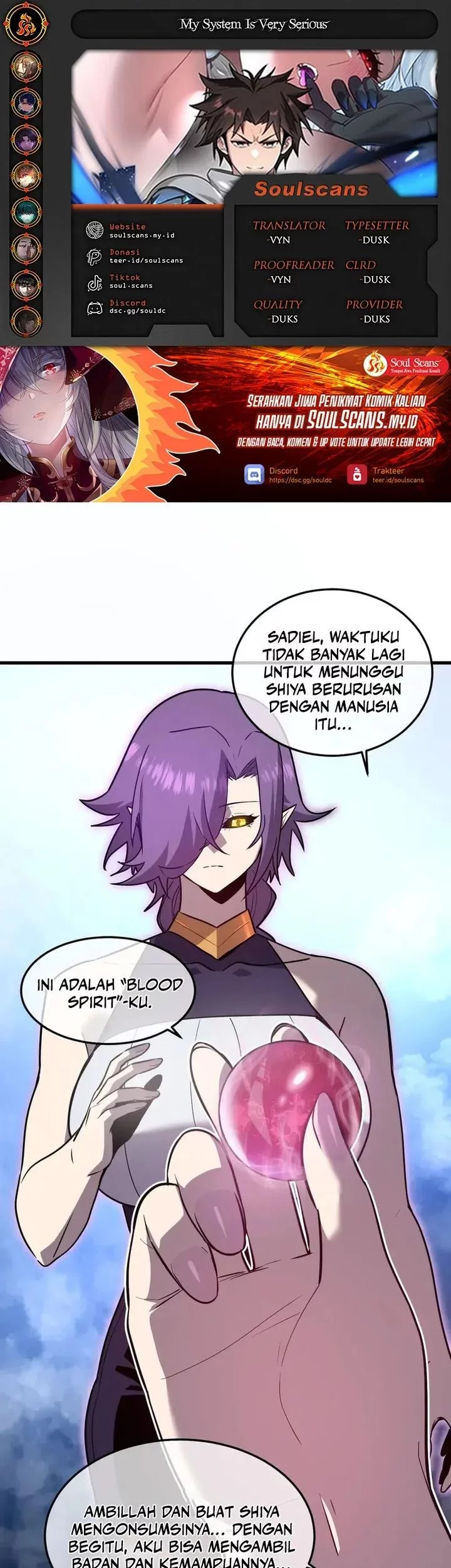Baca Komik My System Is Very Serious Chapter 33 Gambar 1