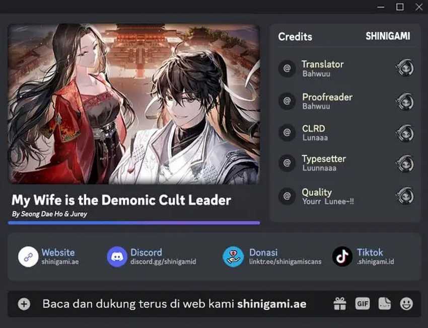 Baca Komik My Wife Is The Demonic Cult Leader Chapter 10 Gambar 1