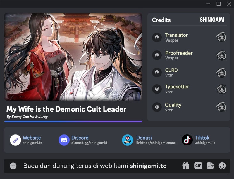 Baca Komik My Wife Is The Demonic Cult Leader Chapter 16 Gambar 1