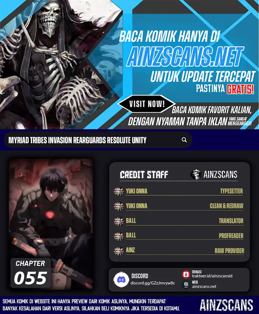 Baca Komik Myriad Tribes Invasion: Rearguard’s Resolute Unity Chapter 55 Gambar 1