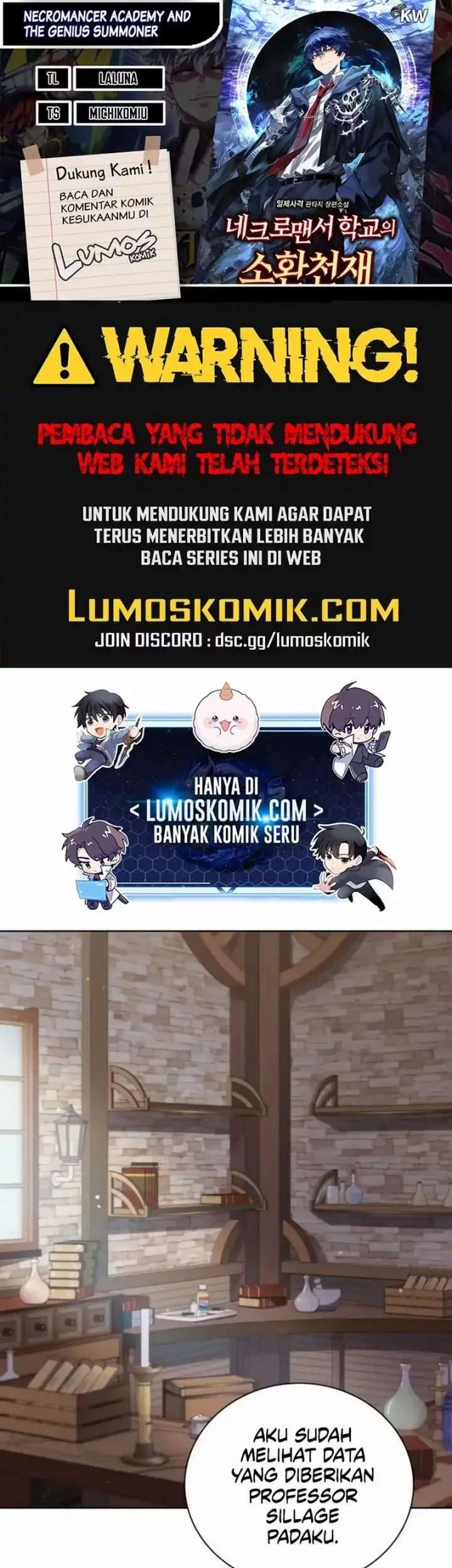 Baca Komik Necromancer Academy’s Genius Summoner Chapter 200 Gambar 1
