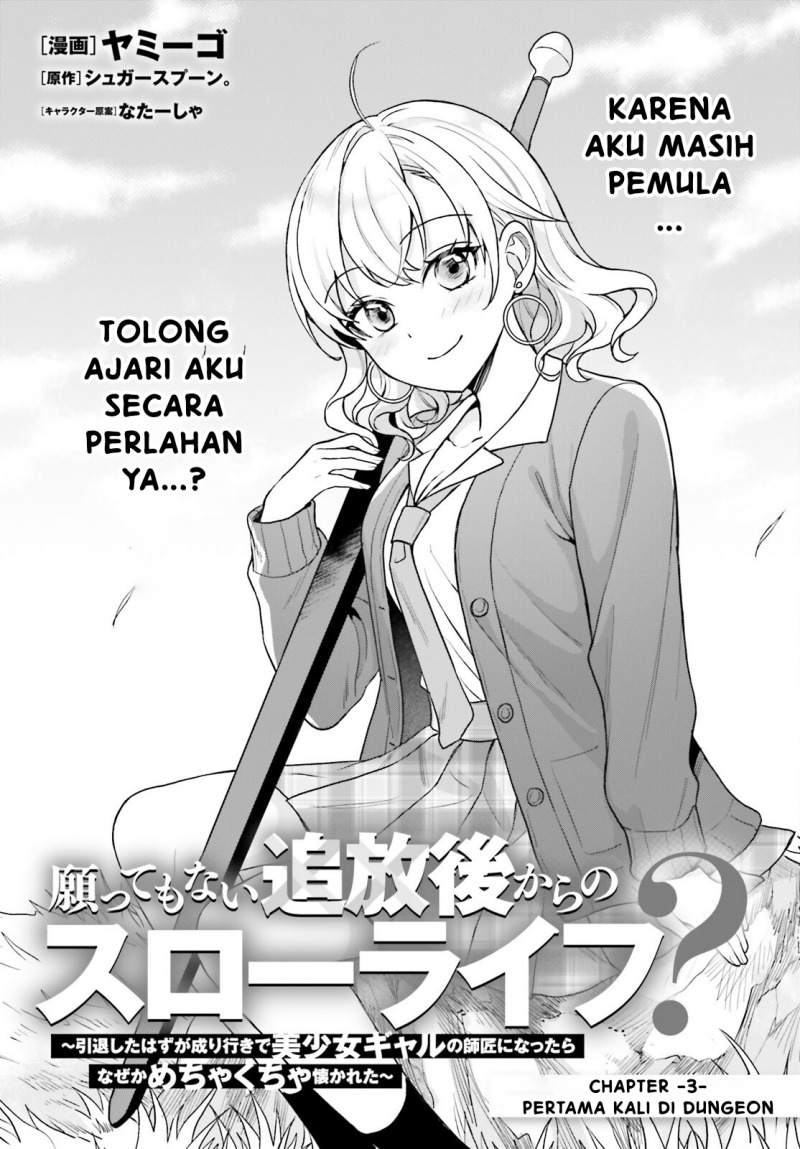 Baca Negatte mo Nai Tsuihou Go kara no Slow Life? Intai Shita Hazu ga Nariyuki de Bishoujo Gal no Shishou ni Nattara Naze ka Mechakucha Natsukareta Chapter 3 Gambar 2