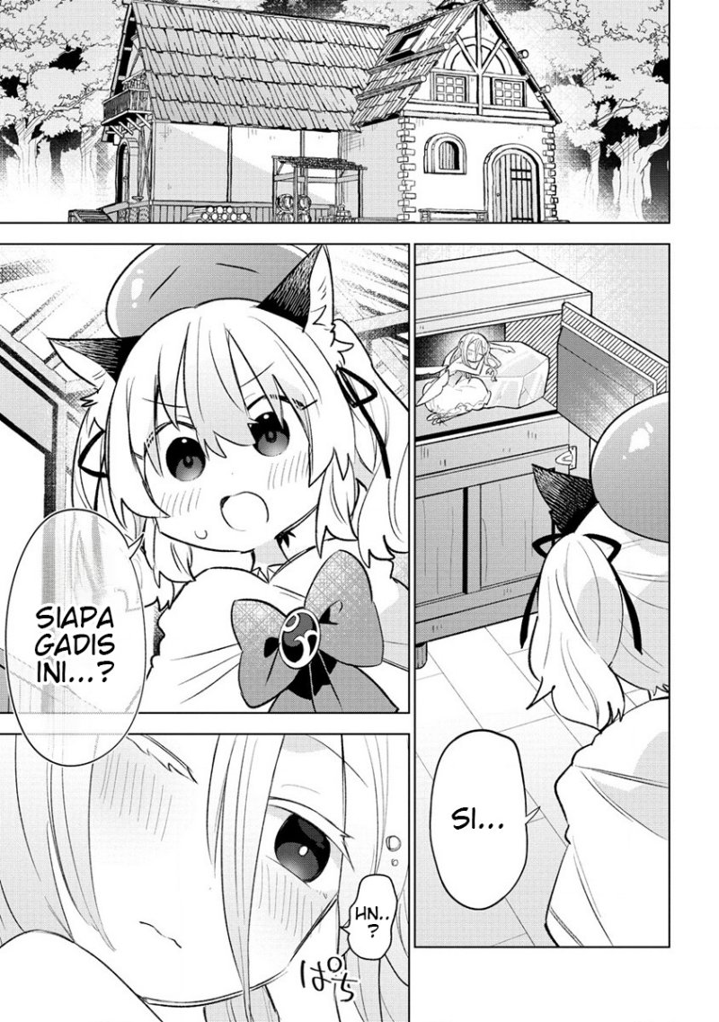 Baca Komik Nekomimi Shoujo wa Mori de Slow Life wo Okuritai: Mofumofu wa Shomou Shimashita ga, Seijo to ka Ouji-sama to ka wa Chuumongai desu Chapter 2.1 Gambar 1