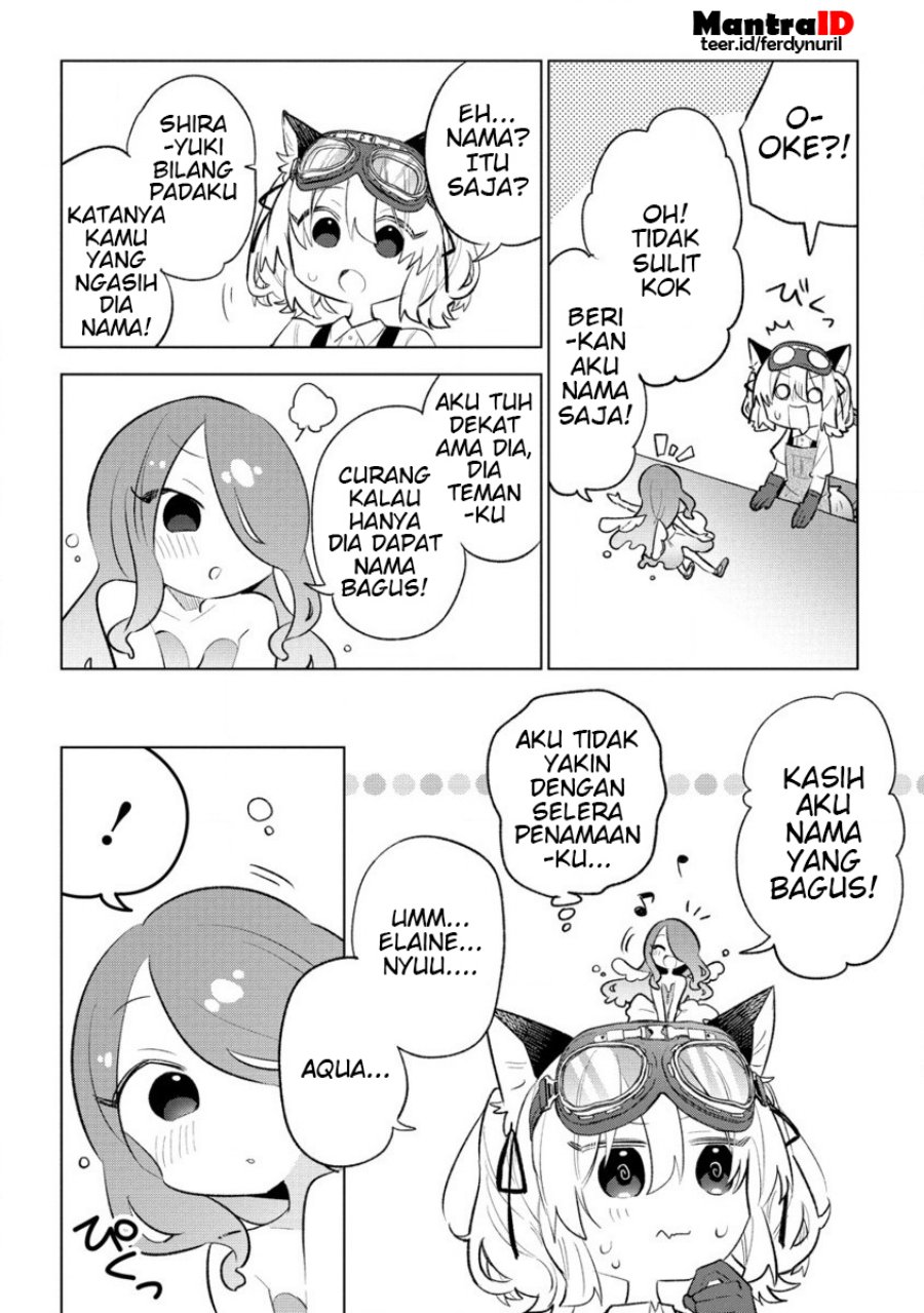 Baca Komik Nekomimi Shoujo wa Mori de Slow Life wo Okuritai: Mofumofu wa Shomou Shimashita ga, Seijo to ka Ouji-sama to ka wa Chuumongai desu Chapter 4.2 Gambar 1