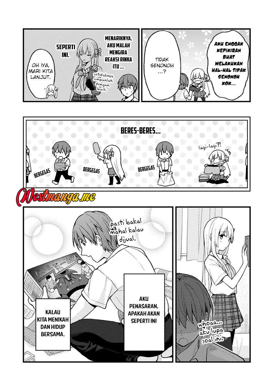 Netoge no Yome ga Ninki Idol datta ken ~Cool-kei no kanojo wa genjitsu demo yome no tsumori de iru~ Chapter 25 Gambar 9