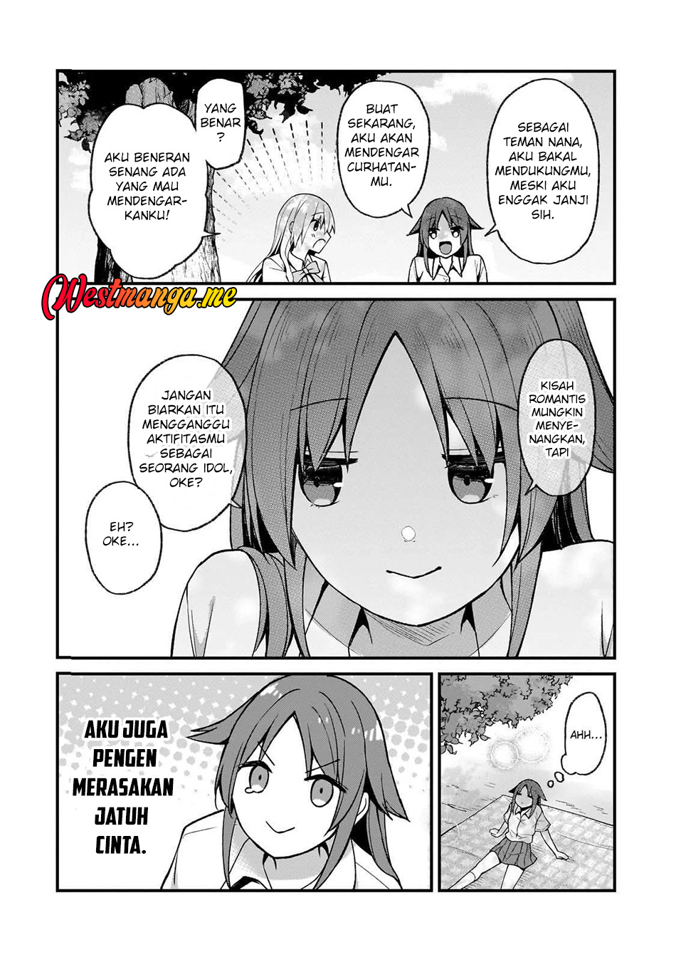 Netoge no Yome ga Ninki Idol datta ken ~Cool-kei no kanojo wa genjitsu demo yome no tsumori de iru~ Chapter 26 Gambar 18