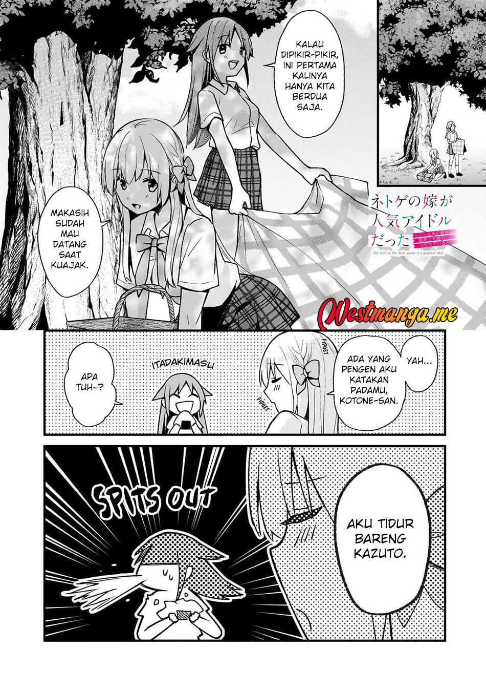 Baca Netoge no Yome ga Ninki Idol datta ken ~Cool-kei no kanojo wa genjitsu demo yome no tsumori de iru~ Chapter 26 Gambar 2