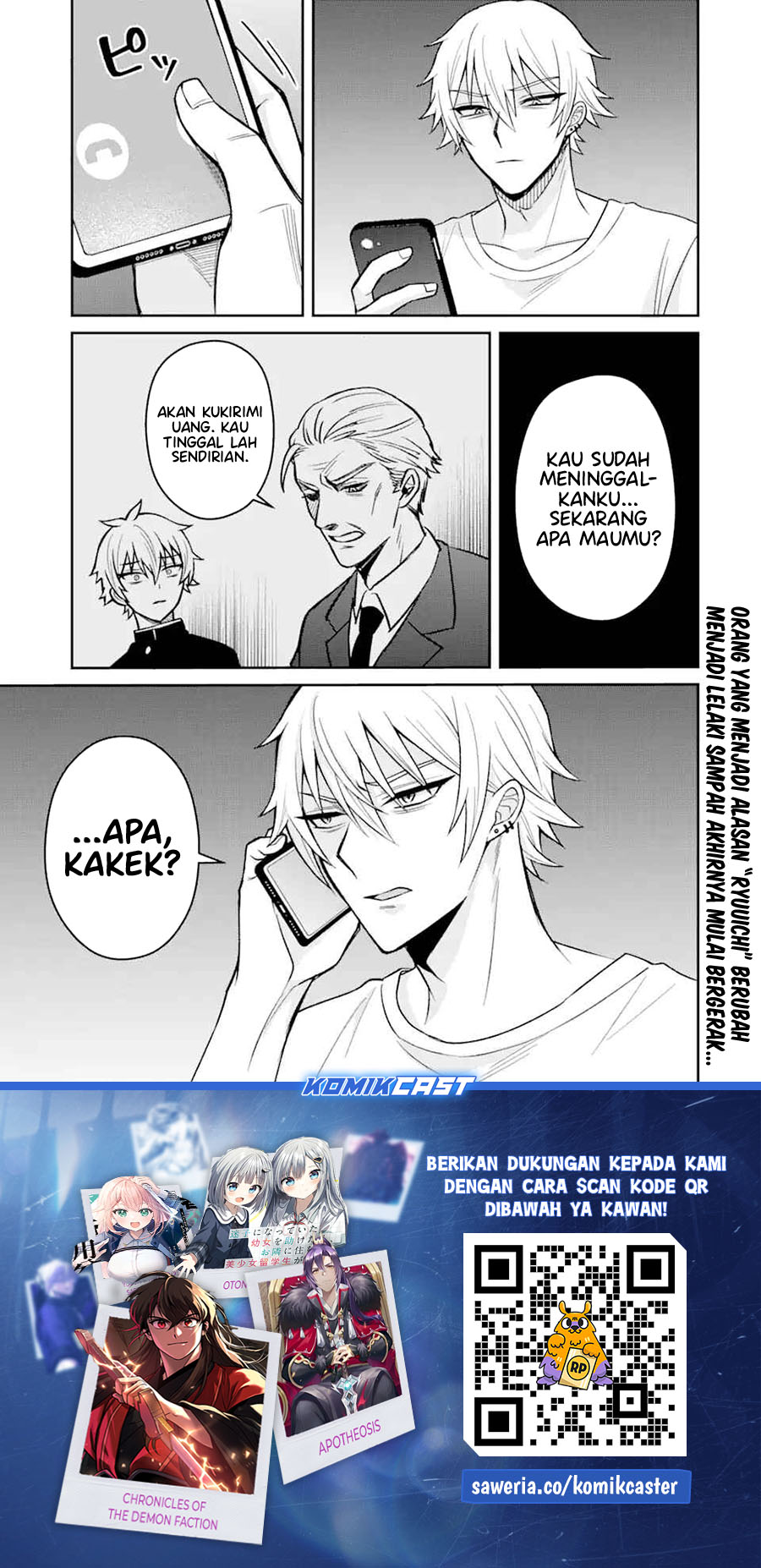 Netorare Manga no Kuzu Otoko ni Tensei Shitaa Hazu ga Heroine ga Yottekuru Ken Chapter 15 Gambar 31