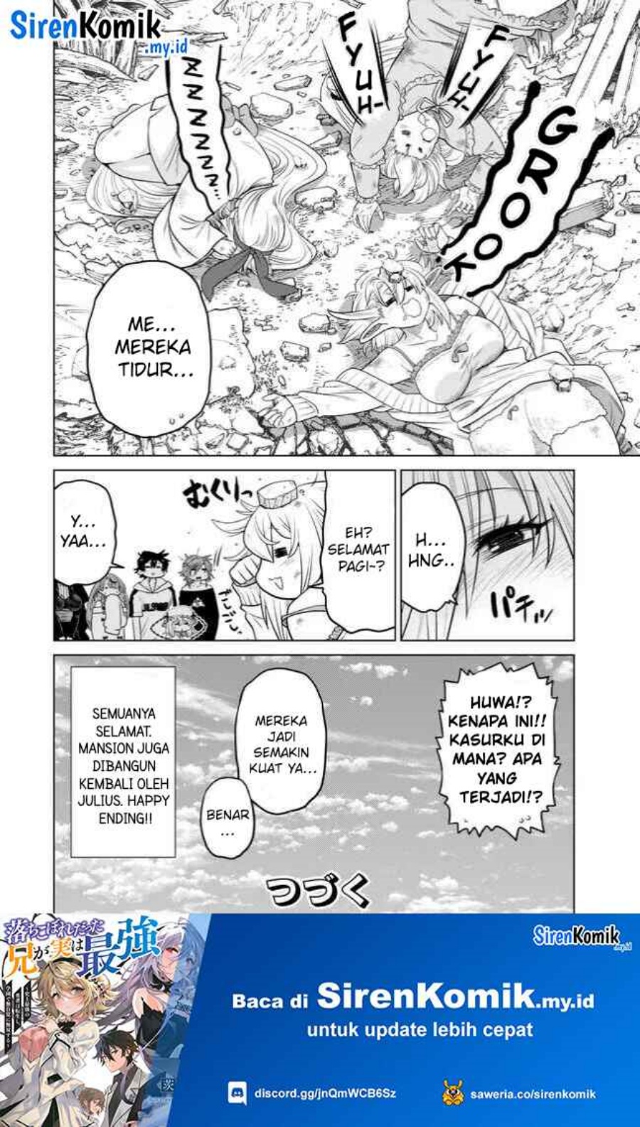 Ochikobore Datta Ani Ga Jitsuha Saikyou: Shijou Saikyou No Yuusha Wa Tensei-shi, Gakuen De Mujikaku Ni Musou Suru Chapter 36 Gambar 48