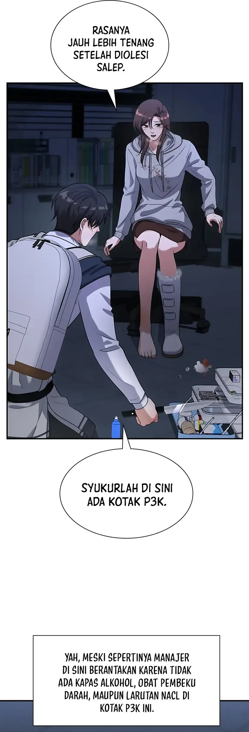 Office Worker in the Ice Age Apocalypse Chapter 17 Gambar 80