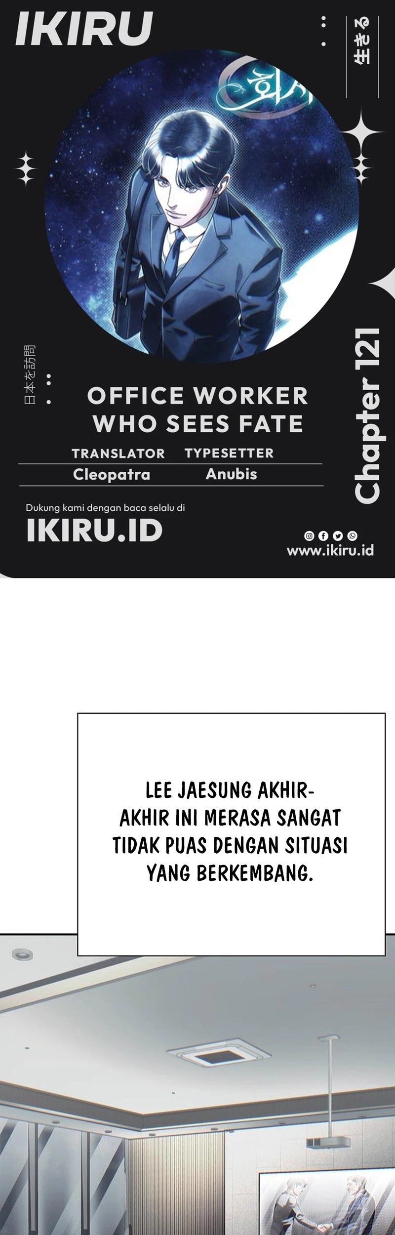 Baca Komik Office Worker Who Sees Fate Chapter 121 Gambar 1