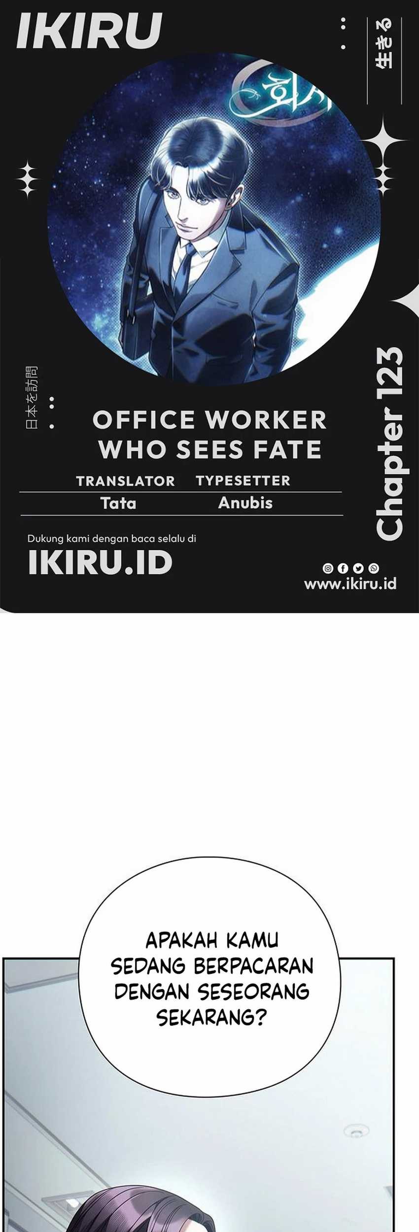 Baca Komik Office Worker Who Sees Fate Chapter 123 Gambar 1