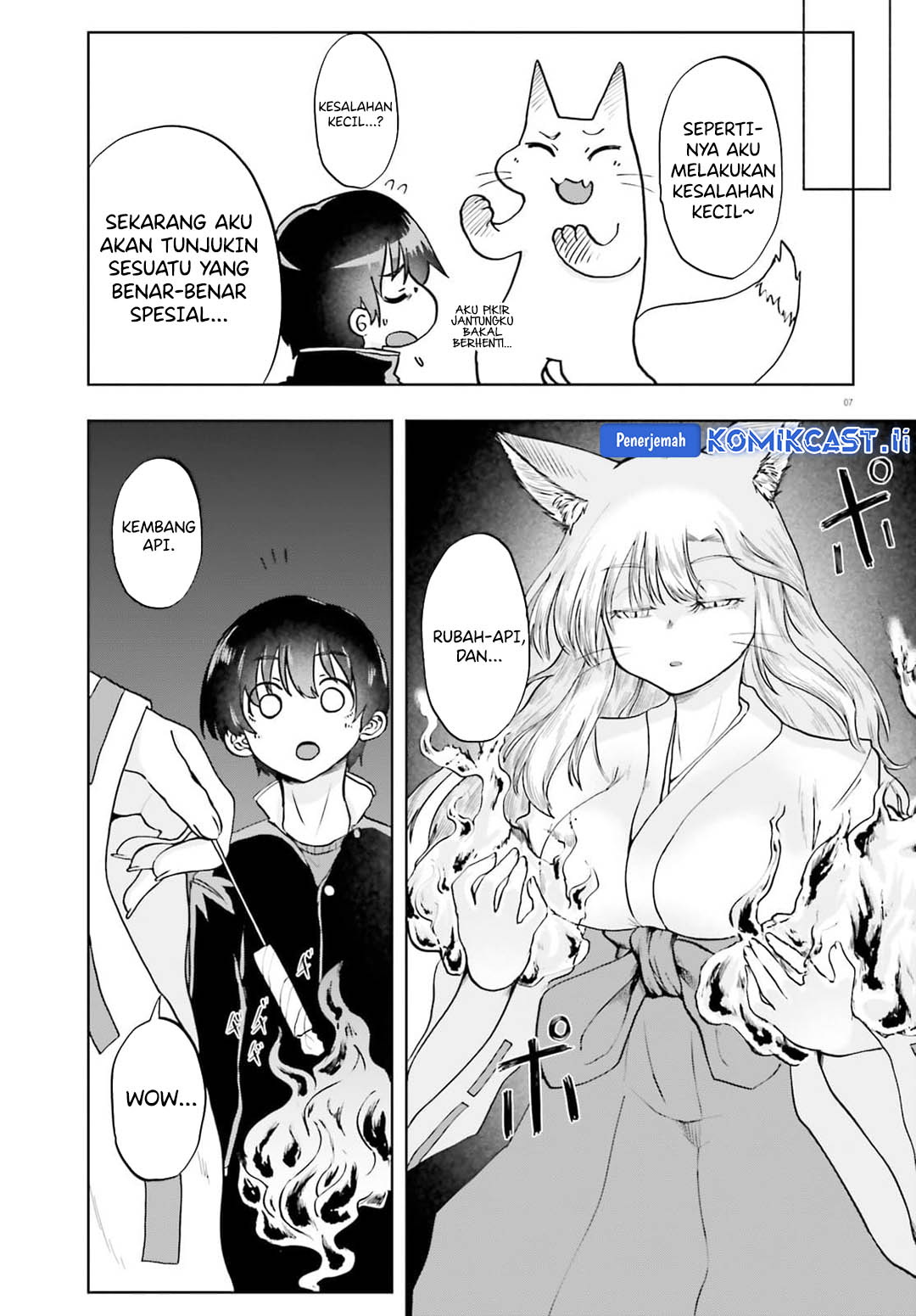 Okitsune Gal Katabami-san Chapter 18 Gambar 7