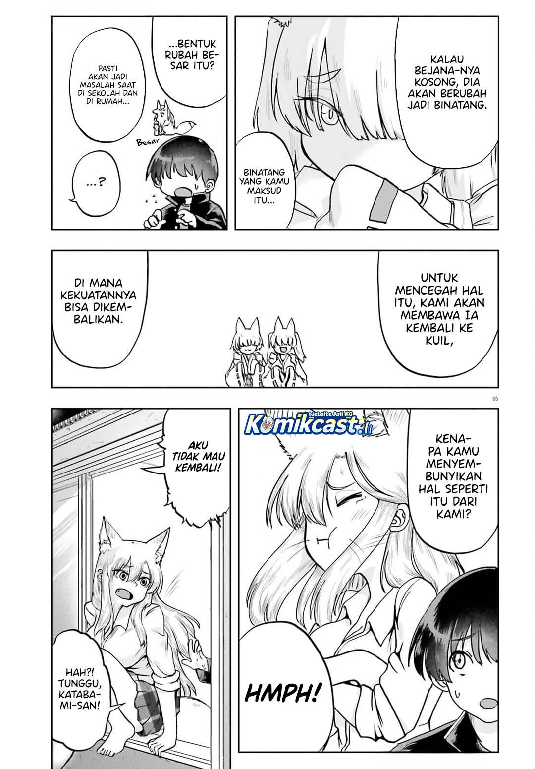 Okitsune Gal Katabami-san Chapter 19 Gambar 5