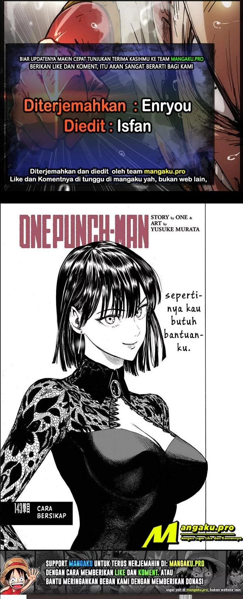 Baca Komik One Punch Man Chapter 190 Gambar 1