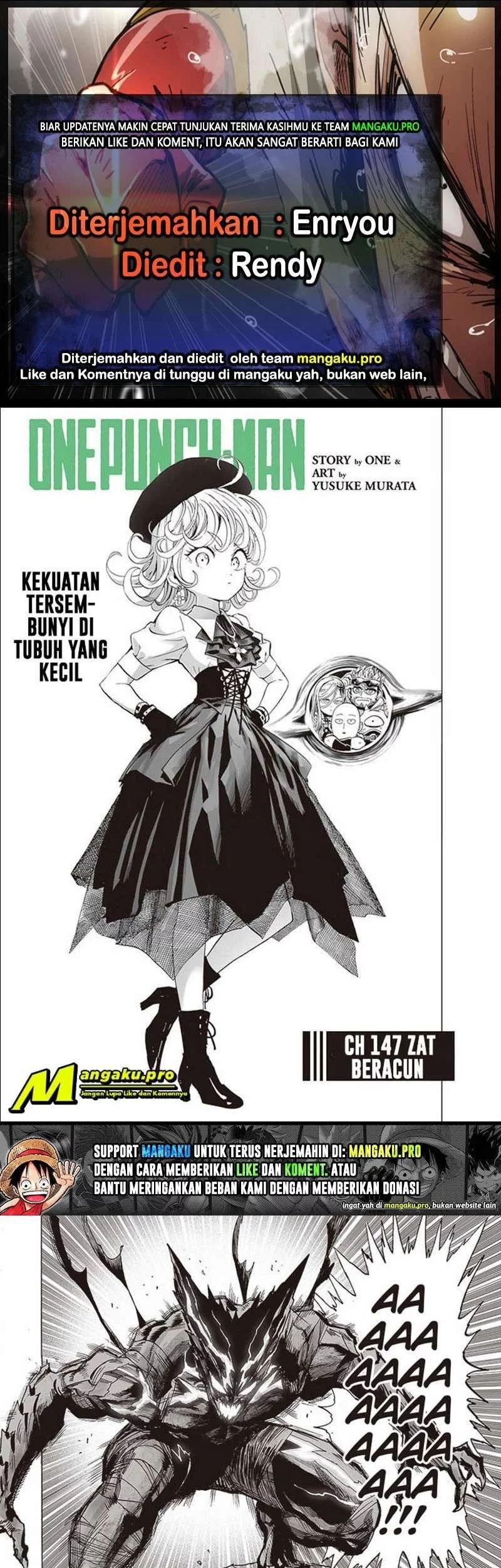 Baca Komik One Punch Man Chapter 195 Gambar 1