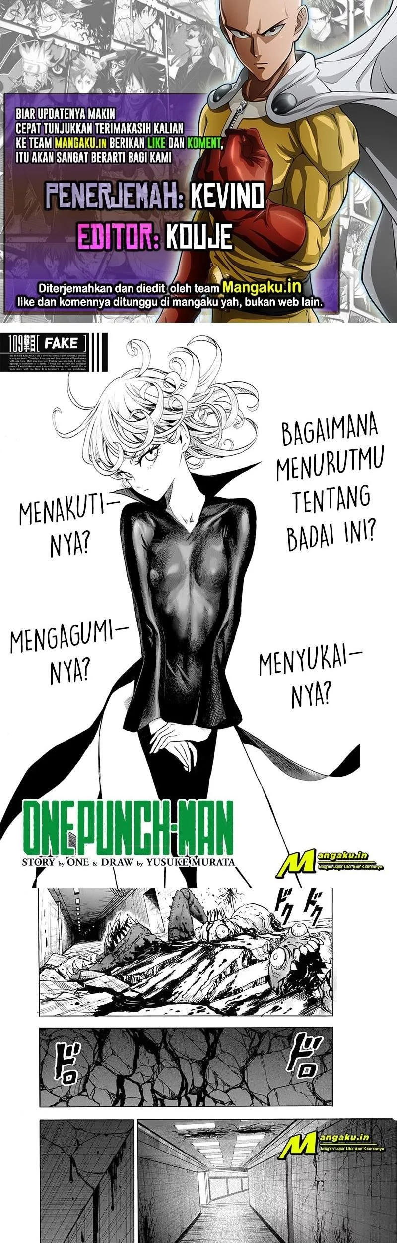 Baca Komik One Punch Man Chapter 197.2 Gambar 1