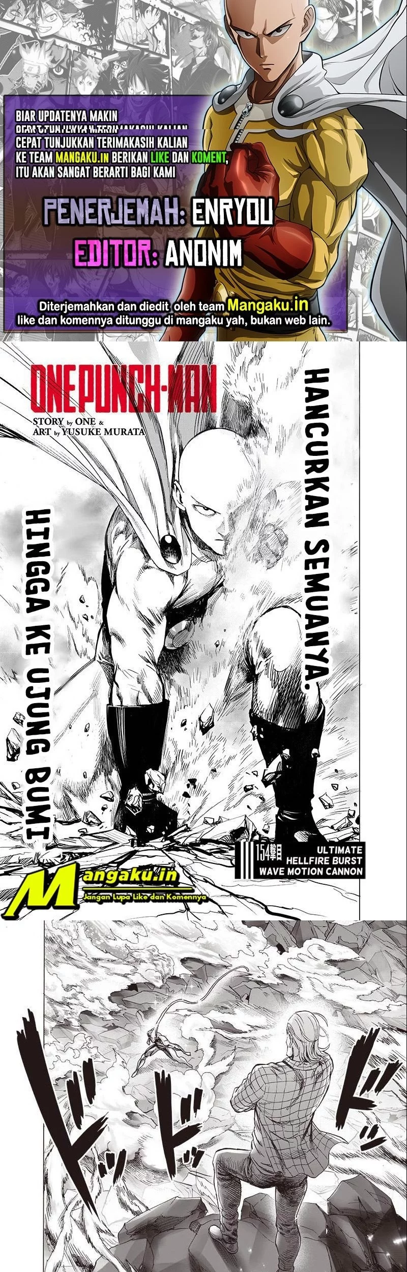 Baca Komik One Punch Man Chapter 202 Gambar 1