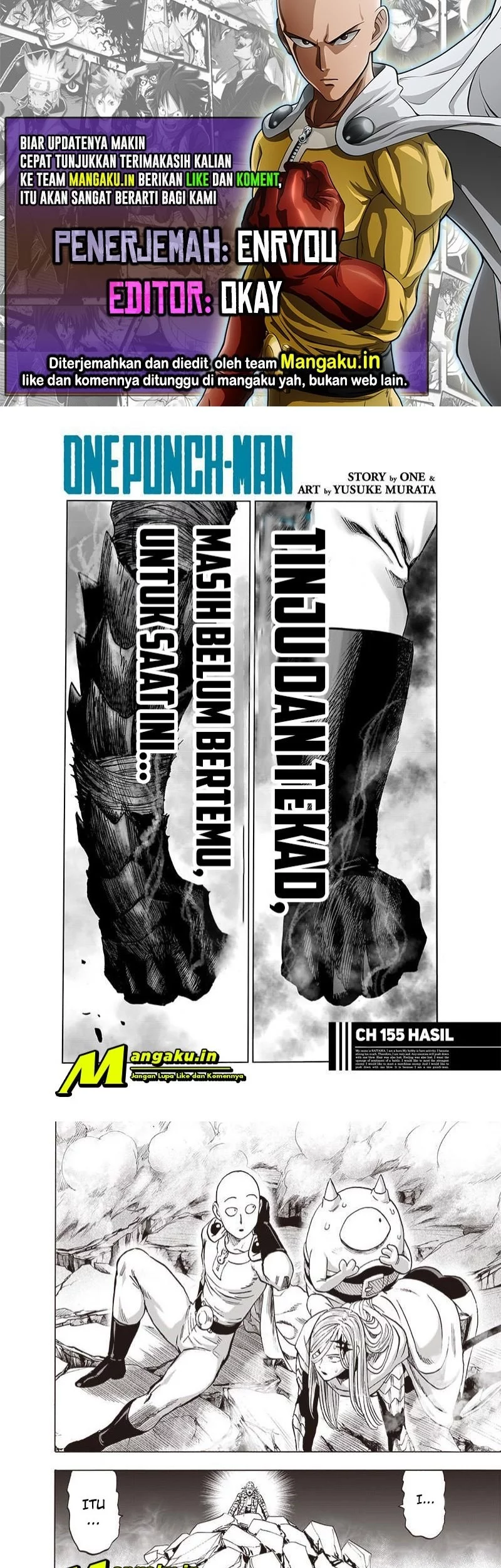 Baca Komik One Punch Man Chapter 203.1 Gambar 1