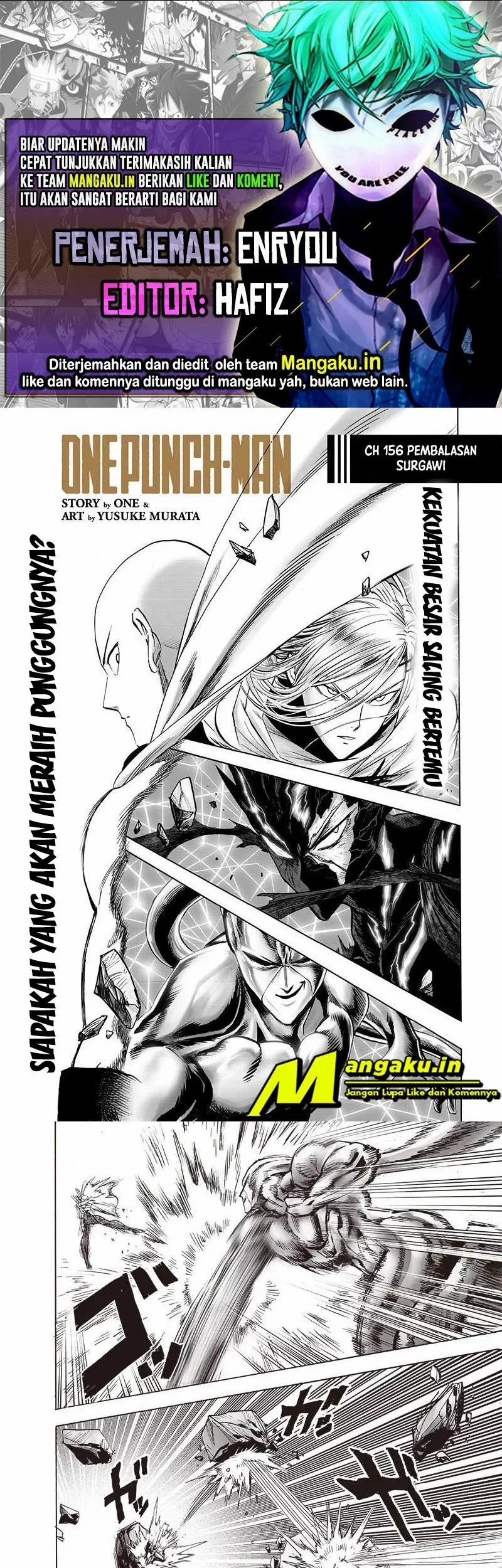 Baca Komik One Punch Man Chapter 204 Gambar 1