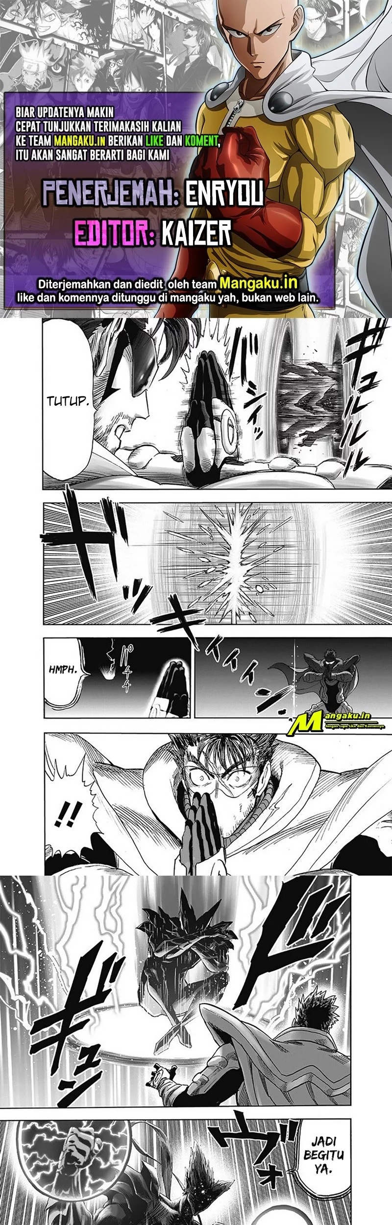 Baca Komik One Punch Man Chapter 214.2 Gambar 1