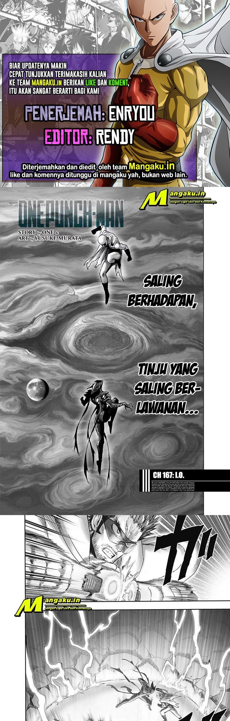 Baca Komik One Punch Man Chapter 215.1 Gambar 1