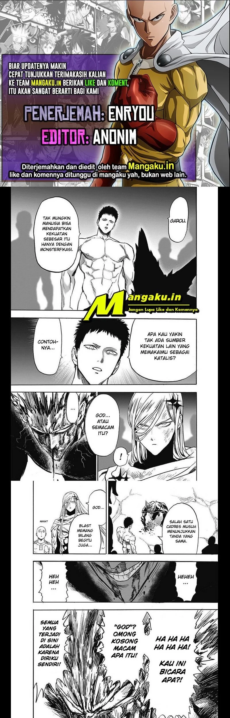 Baca Komik One Punch Man Chapter 217.2 Gambar 1