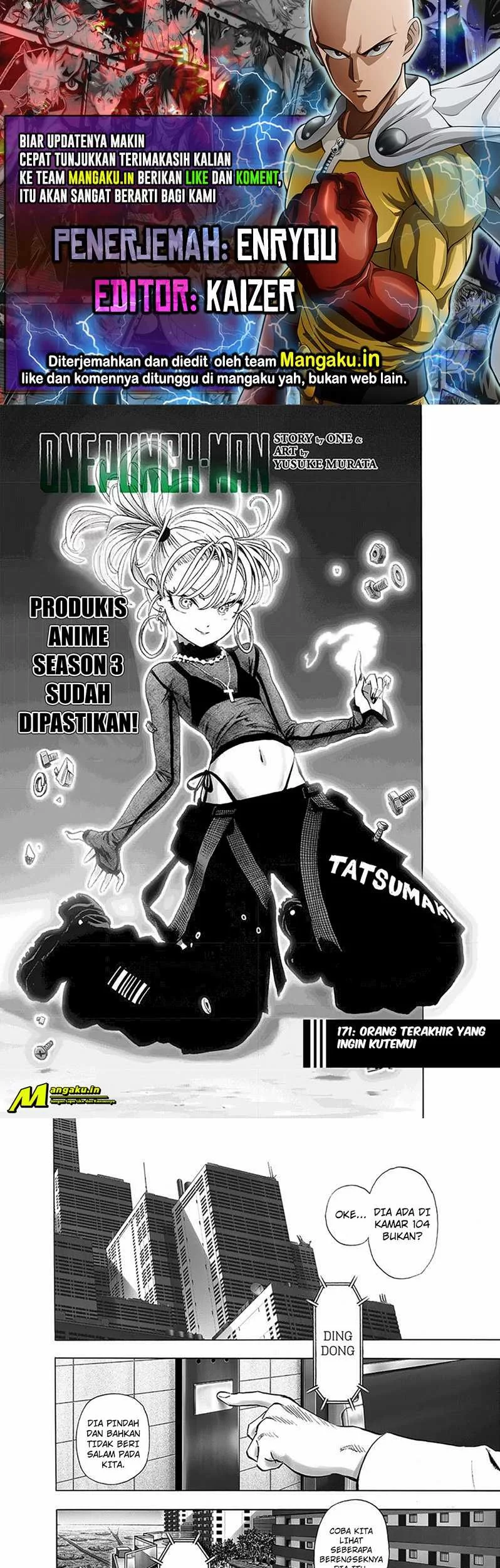 Baca Komik One Punch Man Chapter 219 Gambar 1